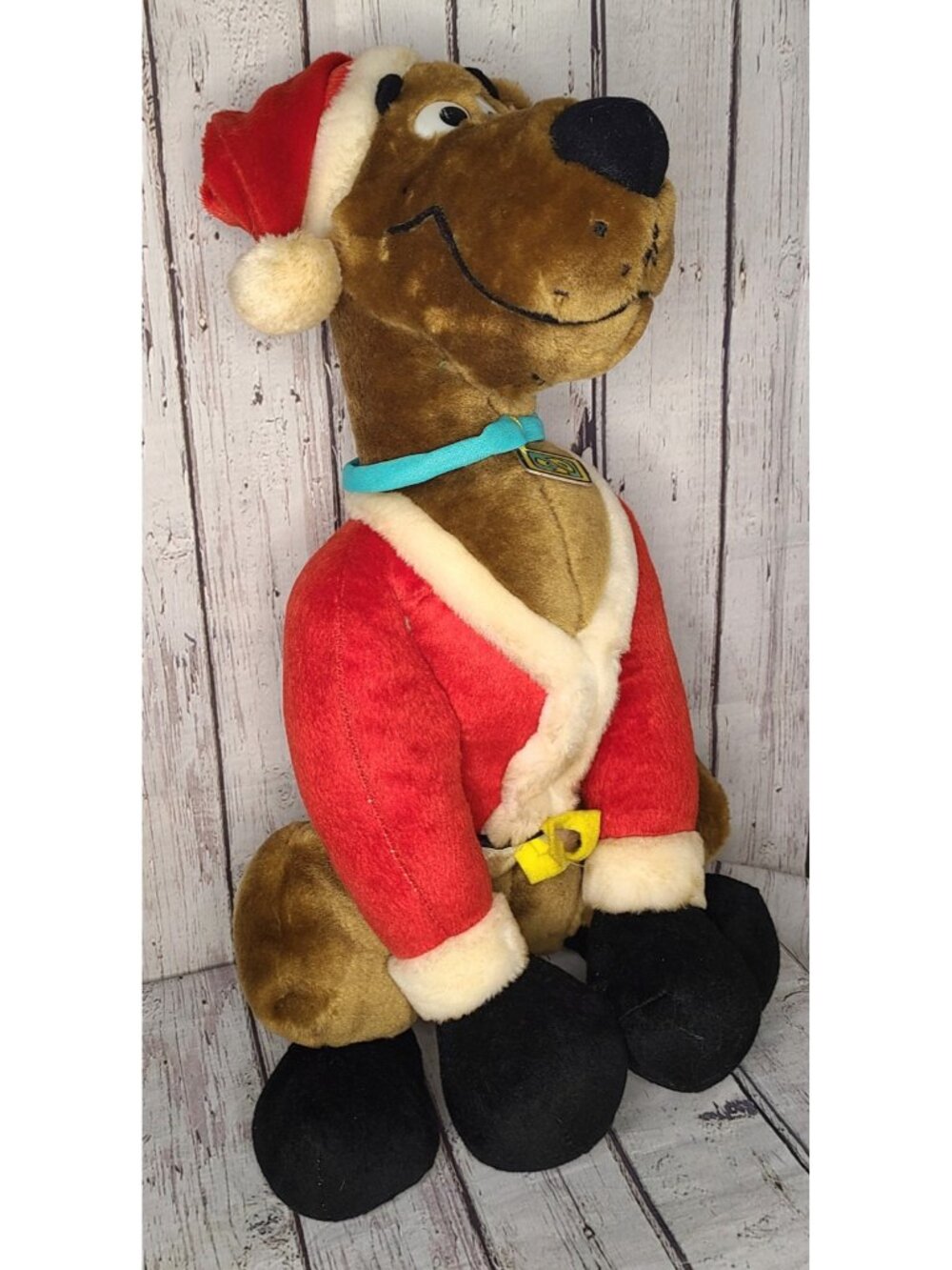 24" Vintage Toy Network Santa Scooby-Doo Dog Plush Stuffed Animal Hanna-Barbera